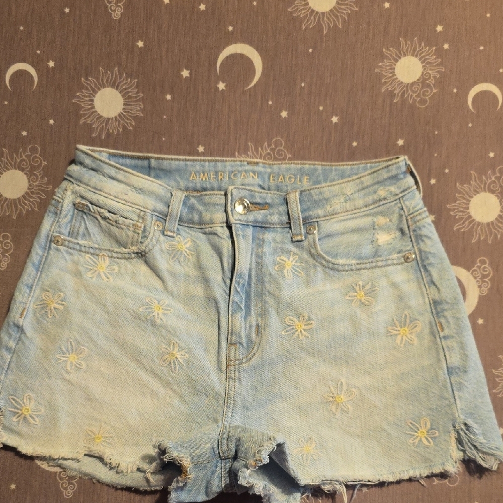 American Eagle Outfitters Light Blue Denim Shorts